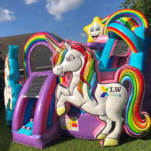 Lvfrog Wholesale Unicorn Themed Bounce House