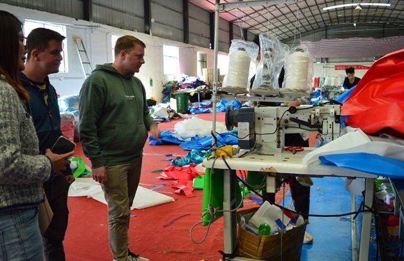 PVC sewing production line