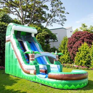 Commercial PVC Jungle Coconut Tree Water Slide with Splash Pool (ALWS-10)